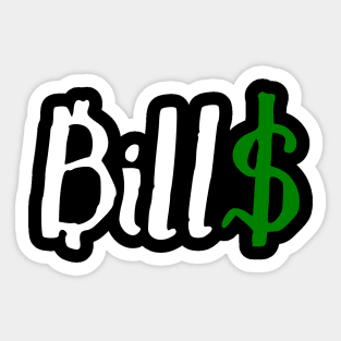 dollar bills Sticker
